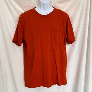 rag & bone Miles Burnt Orange Short Sleeve Tee
